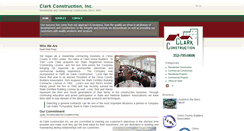 Desktop Screenshot of clarkconstructioninc.com